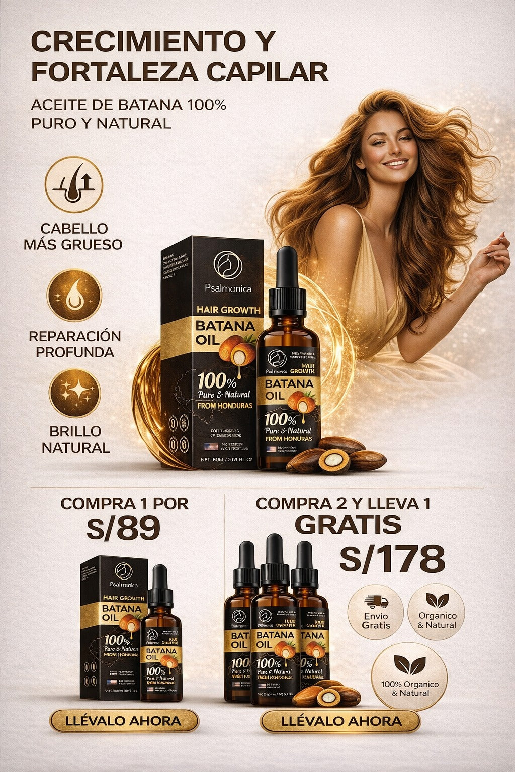 BATANA OIL | TEXTURA, SUAVIDAD Y VIDA PARA TU CABELLO