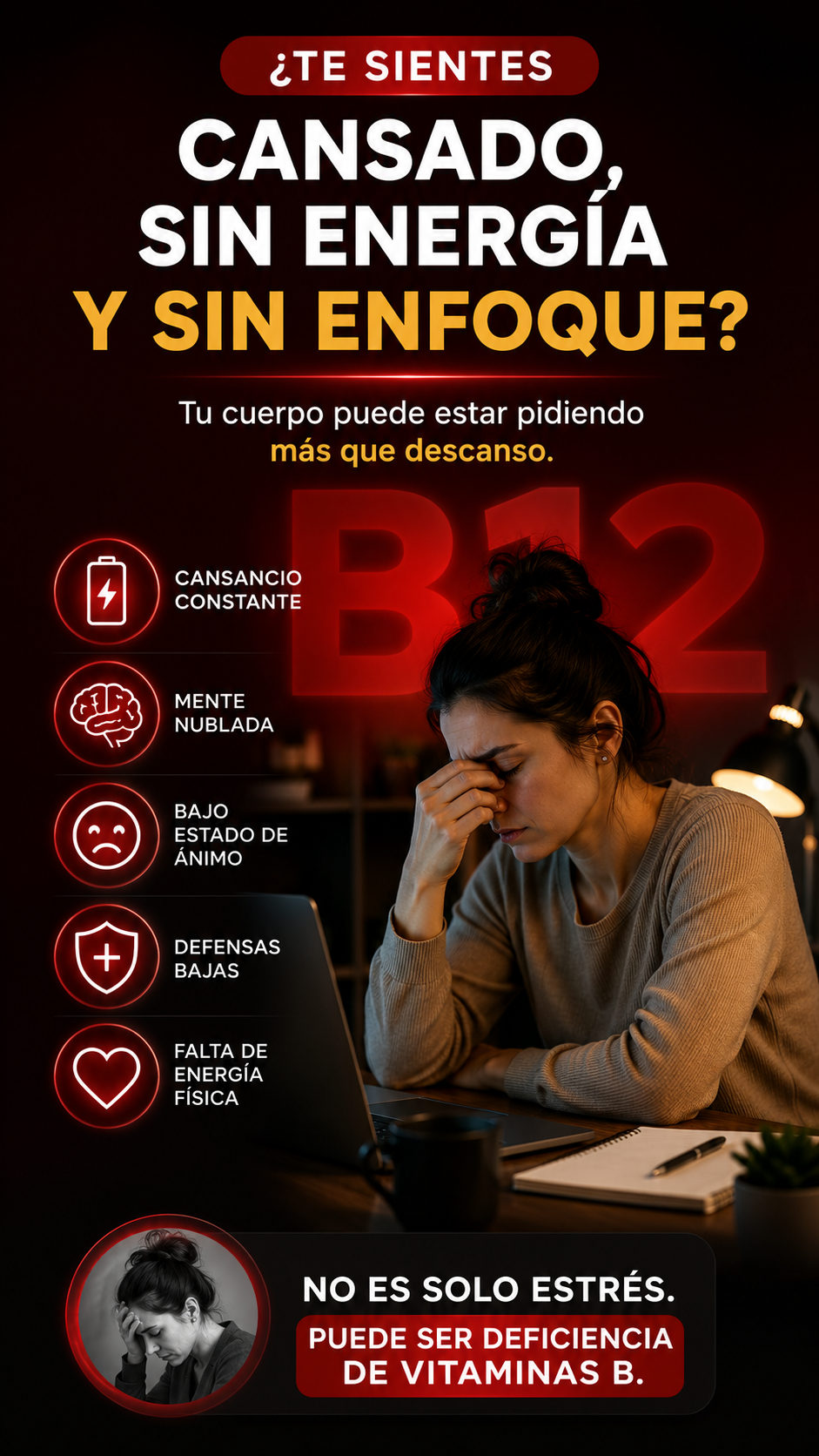 Vitamins B12 Suplemento Líquido - Nusava
