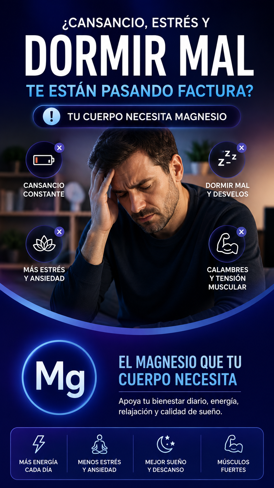Magnesium Complex - Toplux | 8 Formas de Magnesio para tu Bienestar