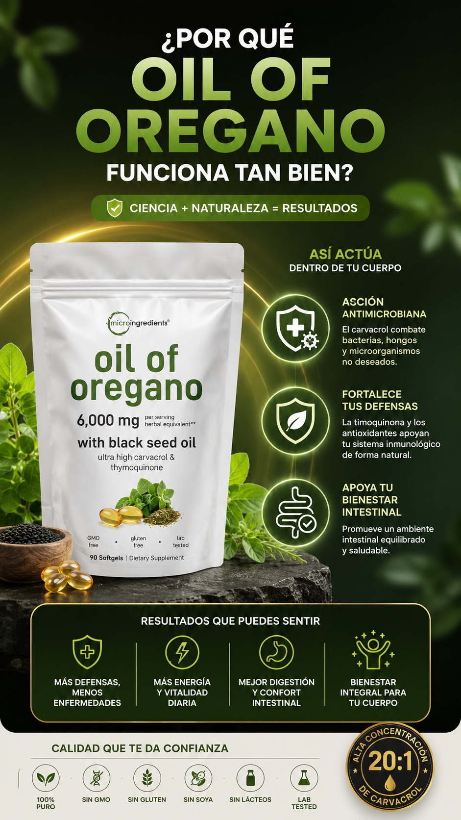Oil of Oregano - Microingredients