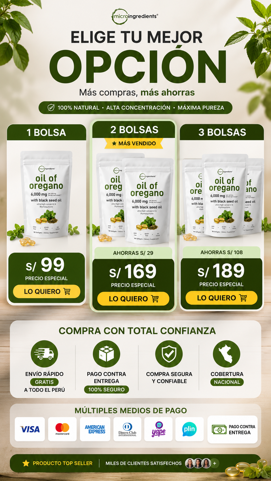 Oil of Oregano - Microingredients