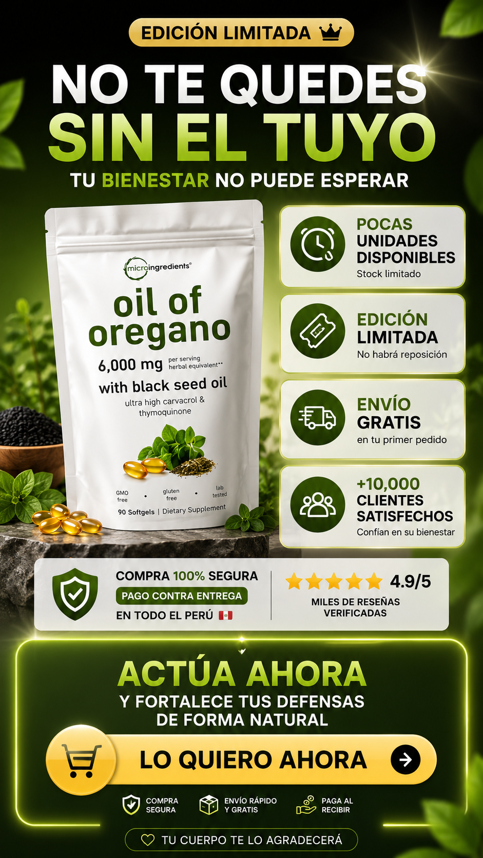 Oil of Oregano - Microingredients