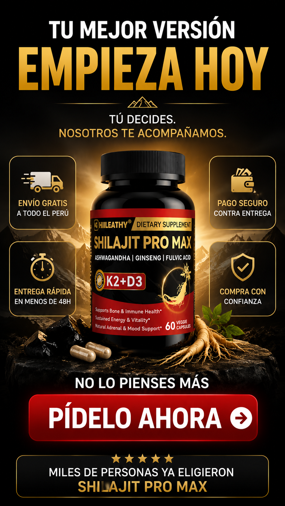 Shilajit Pro Max - Hiileathy