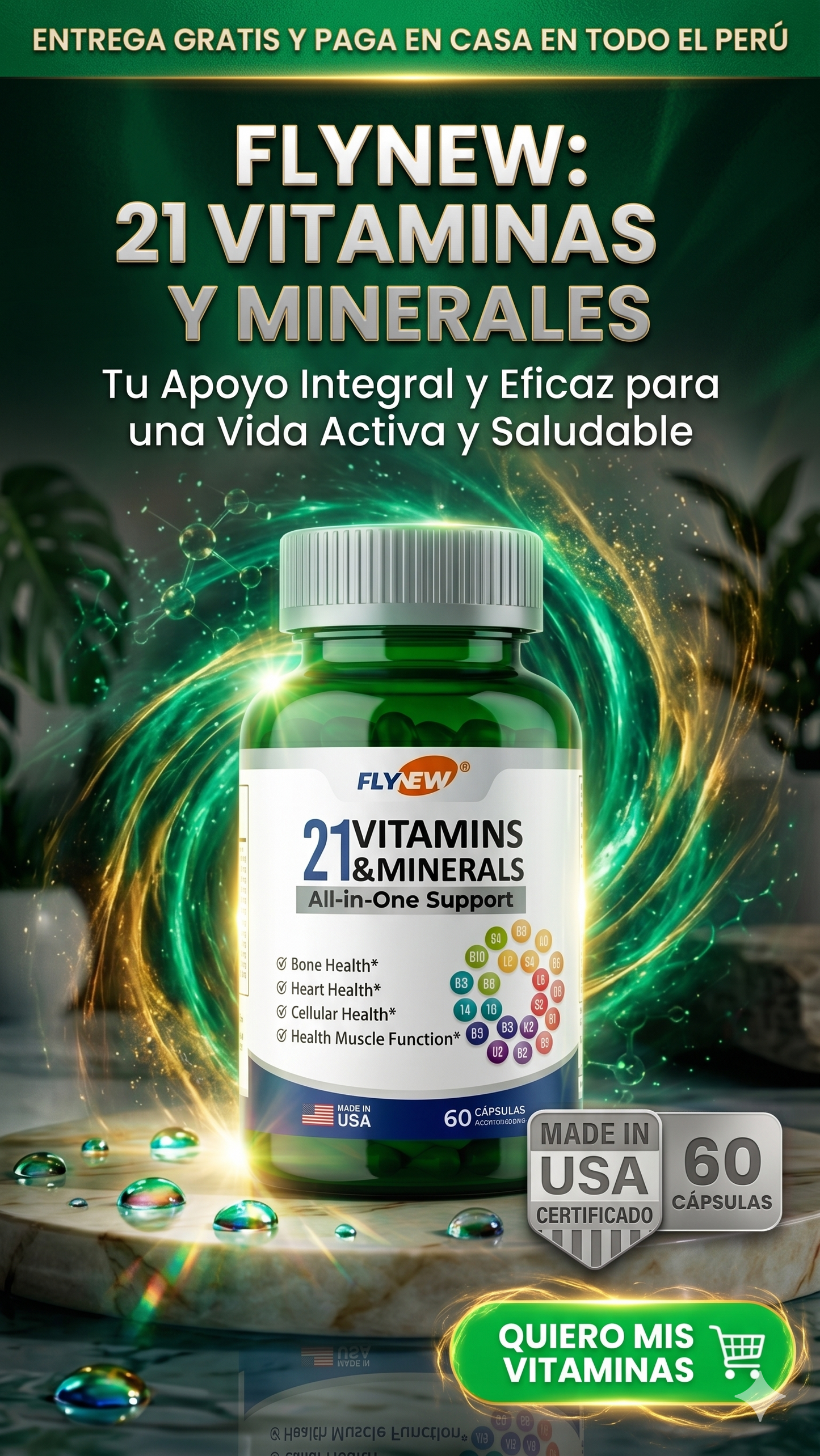 ✅ 21 Vitaminas y Minerales