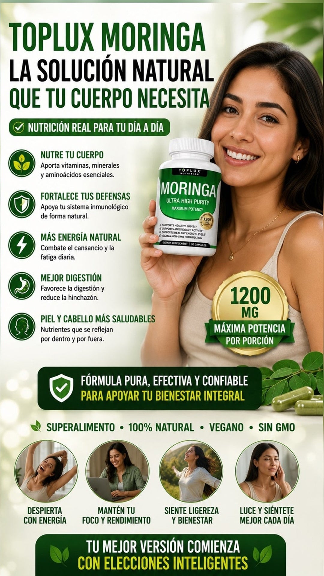 Moringa Ultra High Purity - Toplux Nutrition