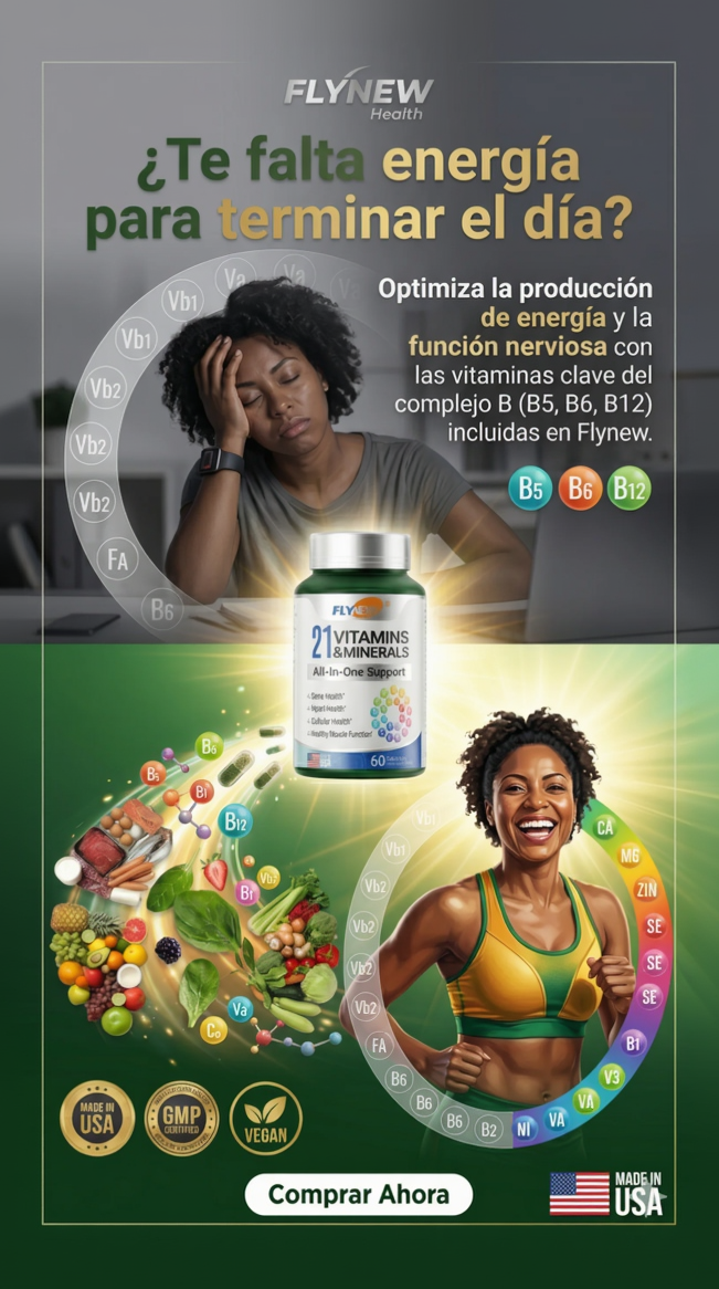 Vitaminas Completas x 21 – Energía, Defensas y Bienestar Diario