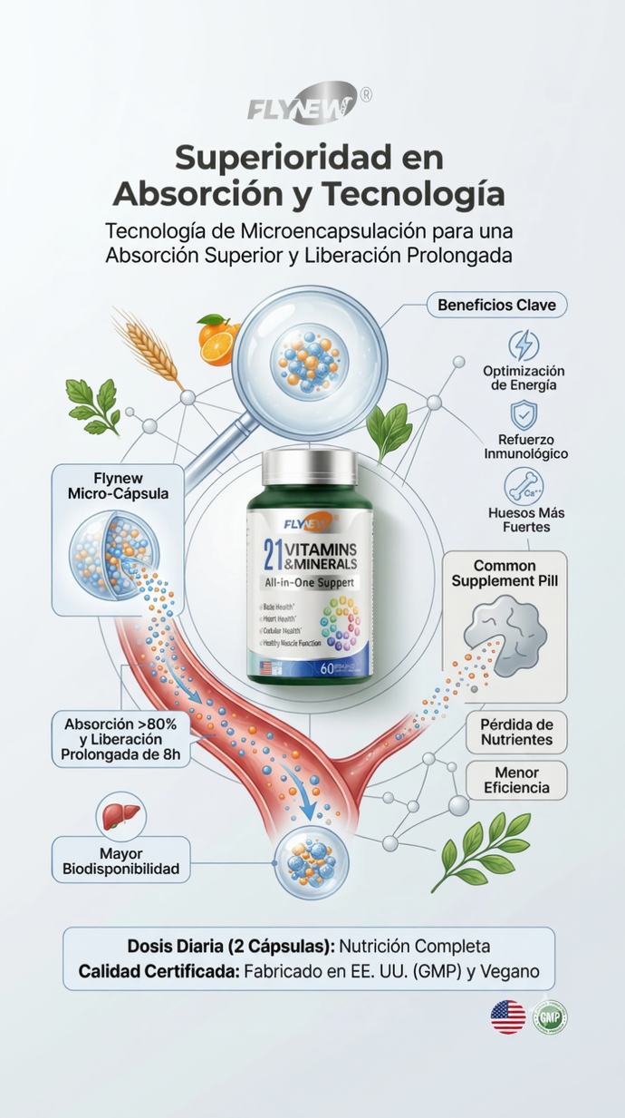 Vitaminas Completas x 21 – Energía, Defensas y Bienestar Diario