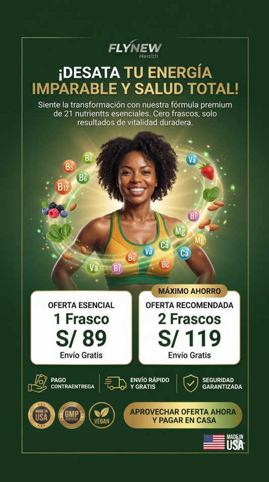 Vitaminas Completas x 21 – Energía, Defensas y Bienestar Diario